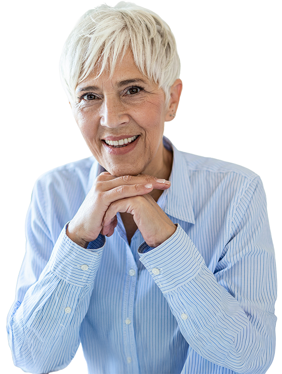 Woman Wearing a blue shirt